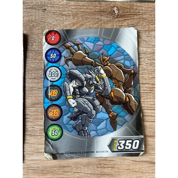 Bakugan Battle Brawlers Lot of 33 Magnetic  Metal Cards - Picture 3 of 7